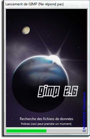 Gimp - Le premier démarrage du programme